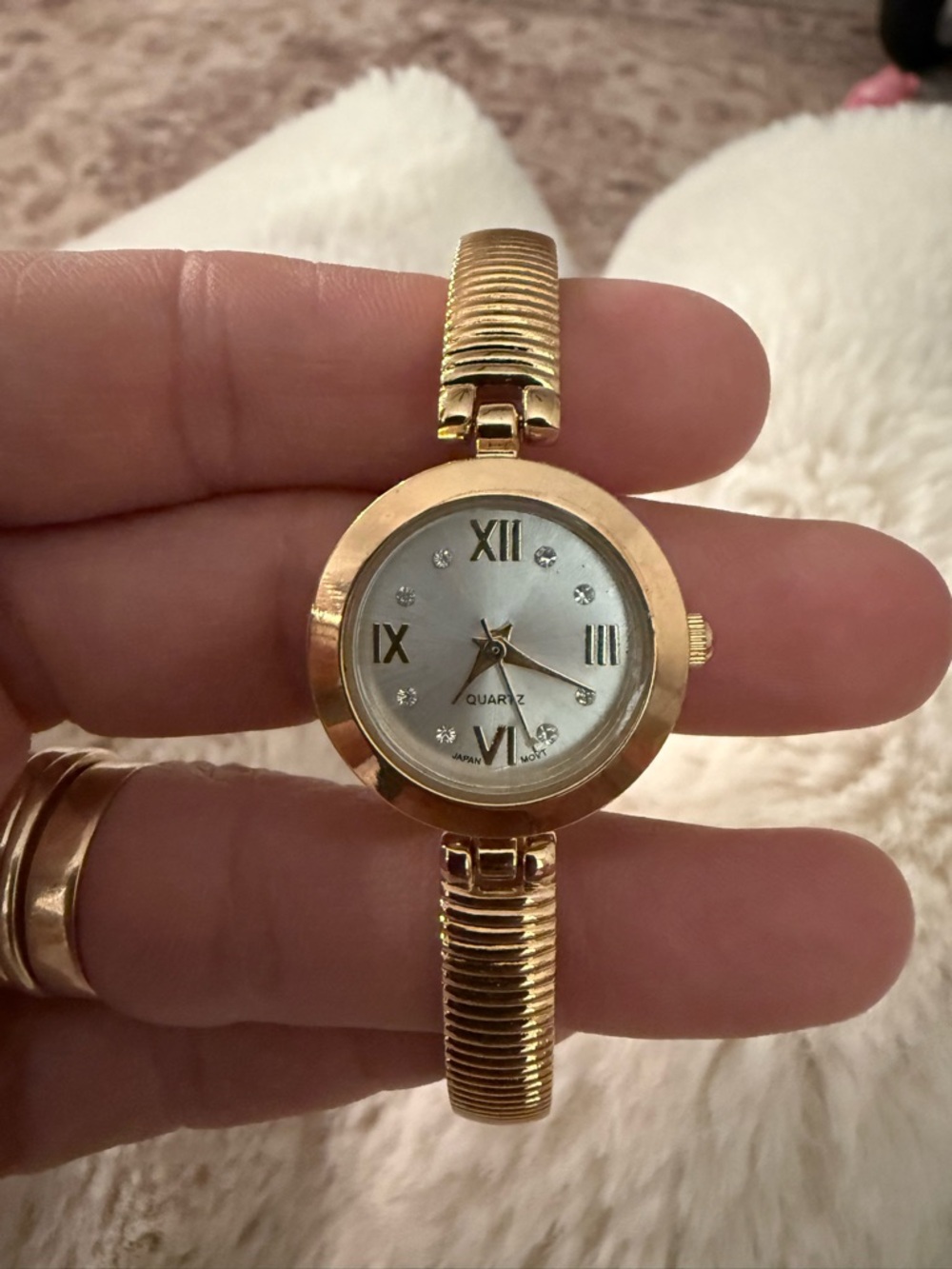 Gold-Tone Women's Quartz Bracelet Watch - Gold